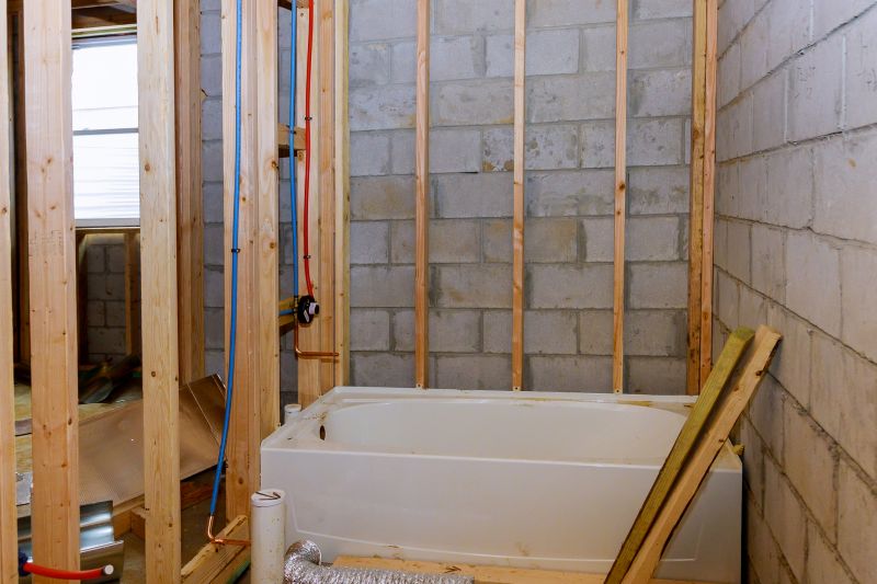 Prepared Bathroom for Installation
